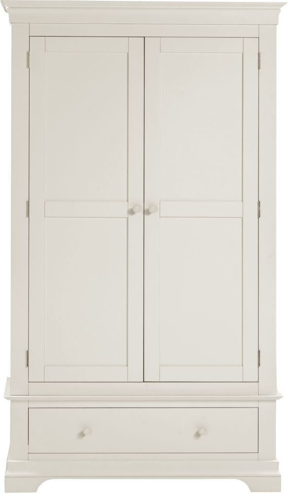 BORDEAUX 2 DOOR WARDROBE - IVORY - Blythe Living