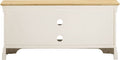 BORDEAUX SMALL TV STAND - IVORY/OAK - Blythe Living