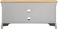 BORDEAUX SMALL TV STAND - PEBBLE GREY/OAK - Blythe Living