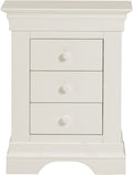 BORDEAUX 3 DRAWER DRESSING TABLE - PEBBLE GREY - Blythe Living