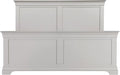BORDEAUX 5' HIGH END BED - PEBBLE GREY - Blythe Living