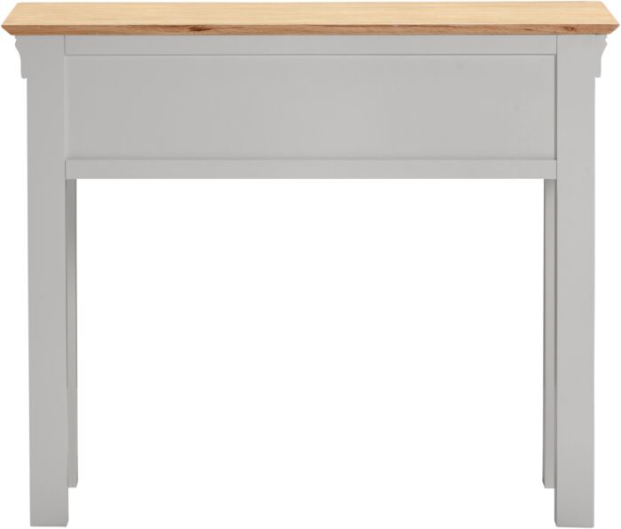 BORDEAUX CONSOLE TABLE - PEBBLE GREY/OAK - Blythe Living