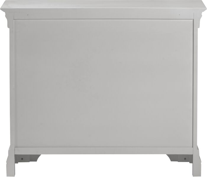 BORDEAUX 3 DRAWER DRESSING TABLE SET - IVORY/OAT FABRIC - Blythe Living