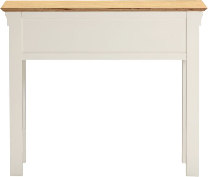 BORDEAUX CONSOLE TABLE - IVORY/OAK - Blythe Living