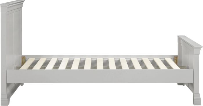 BORDEAUX 4'6" HIGH END BED - PEBBLE GREY - Blythe Living