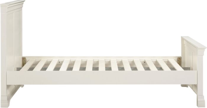 BORDEAUX 4'6" HIGH END BED - IVORY - Blythe Living