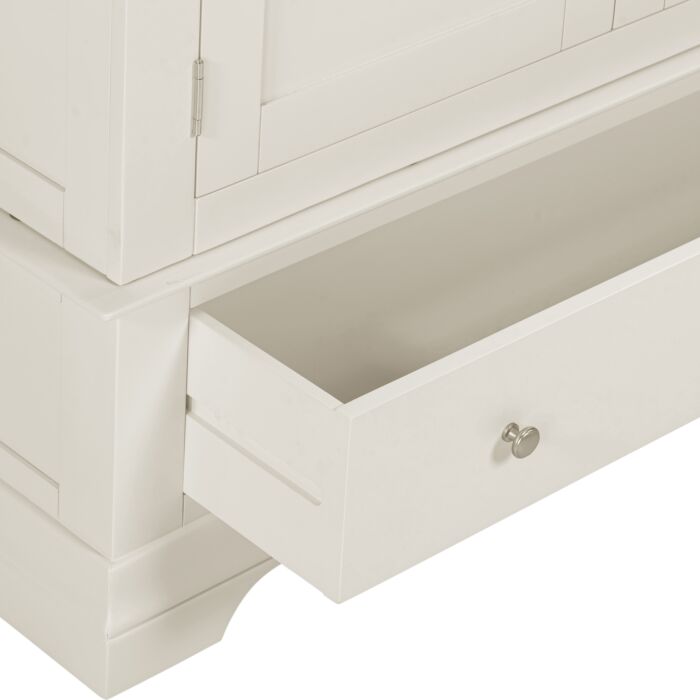 BORDEAUX 3 DOOR WARDROBE - IVORY - Blythe Living