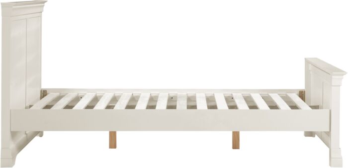 BORDEAUX 5' HIGH END BED - IVORY - Blythe Living