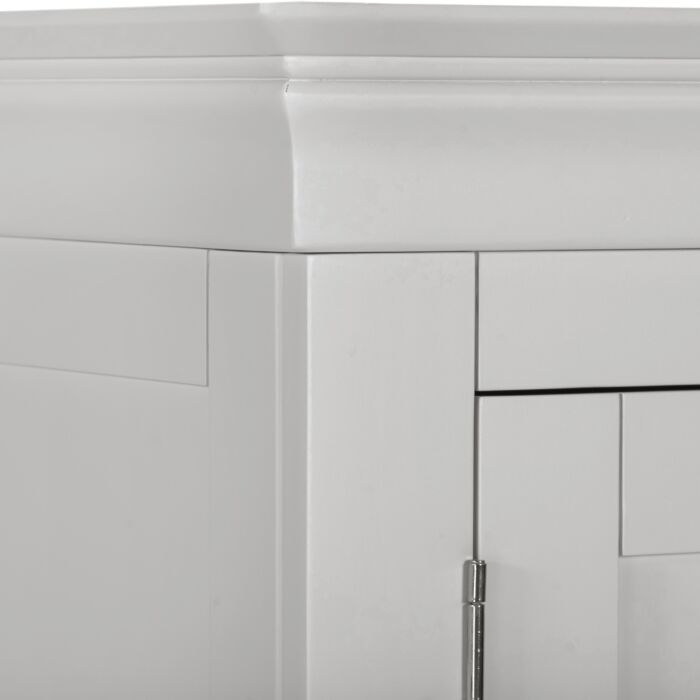 BORDEAUX 2 DOOR WARDROBE - PEBBLE GREY - Blythe Living