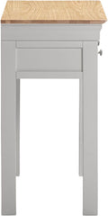 BORDEAUX CONSOLE TABLE - PEBBLE GREY/OAK - Blythe Living