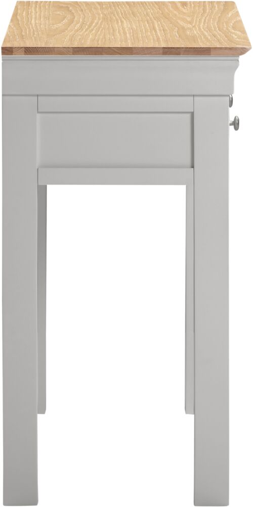 BORDEAUX CONSOLE TABLE - PEBBLE GREY/OAK - Blythe Living