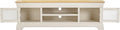 BORDEAUX TV STAND - IVORY/OAK - Blythe Living
