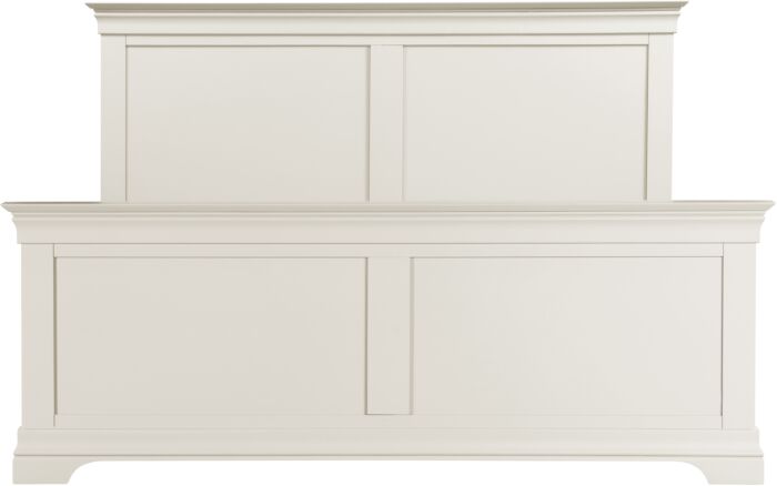 BORDEAUX 5' HIGH END BED - IVORY - Blythe Living