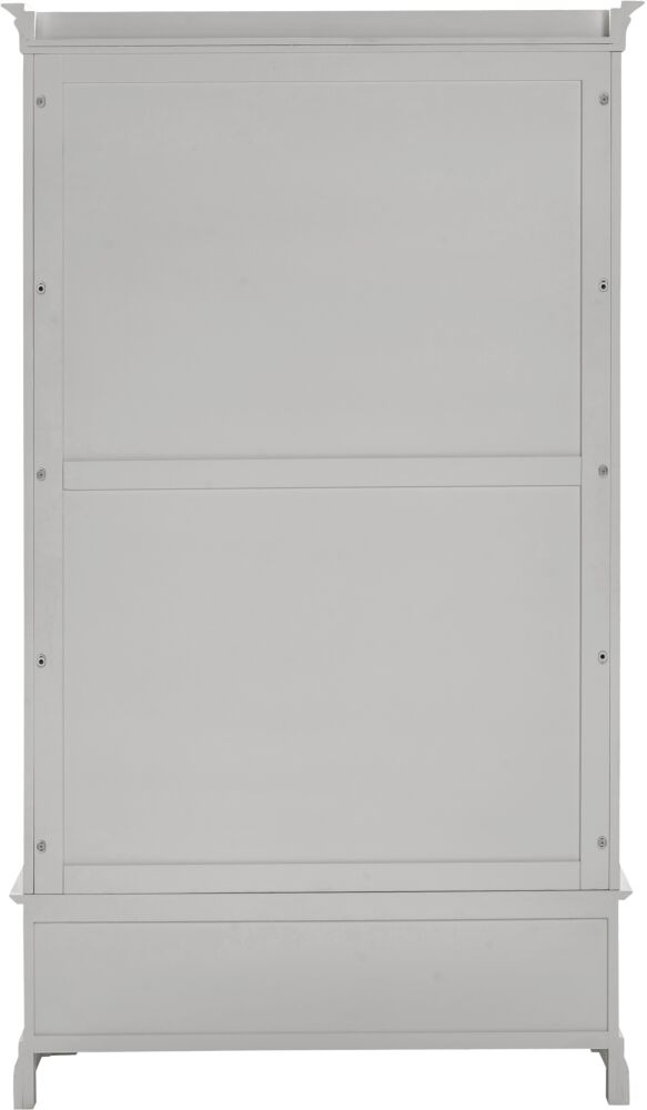 BORDEAUX 2 DOOR WARDROBE - PEBBLE GREY - Blythe Living