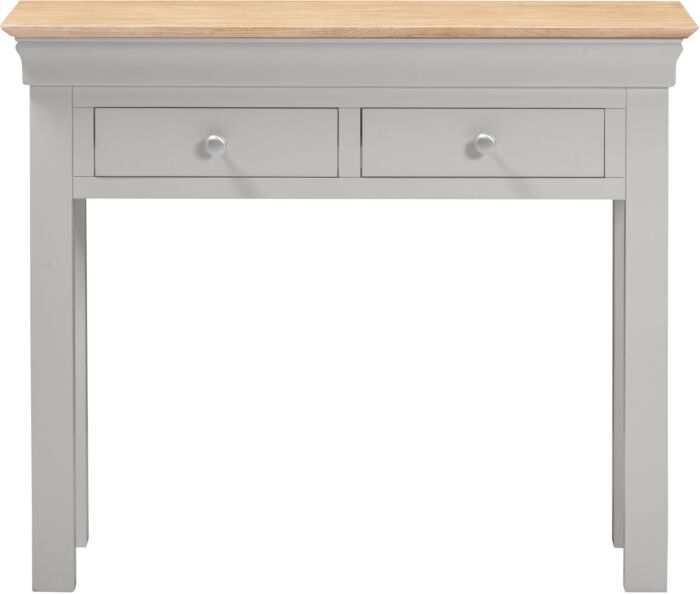 BORDEAUX CONSOLE TABLE - PEBBLE GREY/OAK - Blythe Living