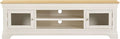BORDEAUX TV STAND - IVORY/OAK - Blythe Living