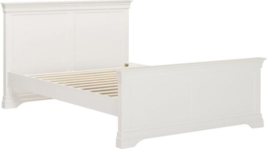 BORDEAUX 4'6" HIGH END BED - IVORY - Blythe Living