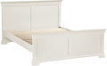 BORDEAUX 5' HIGH END BED - IVORY - Blythe Living