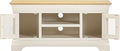 BORDEAUX SMALL TV STAND - IVORY/OAK - Blythe Living