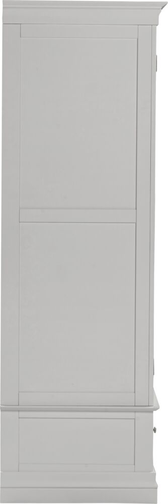 BORDEAUX 2 DOOR WARDROBE - PEBBLE GREY - Blythe Living