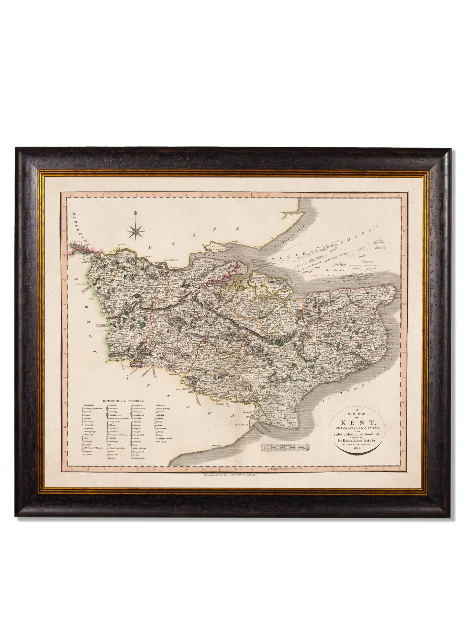 c.1806 County Maps of England - Blythe Living