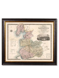 c.1830 County Maps of England - Blythe Living