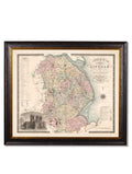 c.1830 County Maps of England - Blythe Living