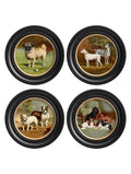 c.1881 Dogs - Round Frame - Blythe Living