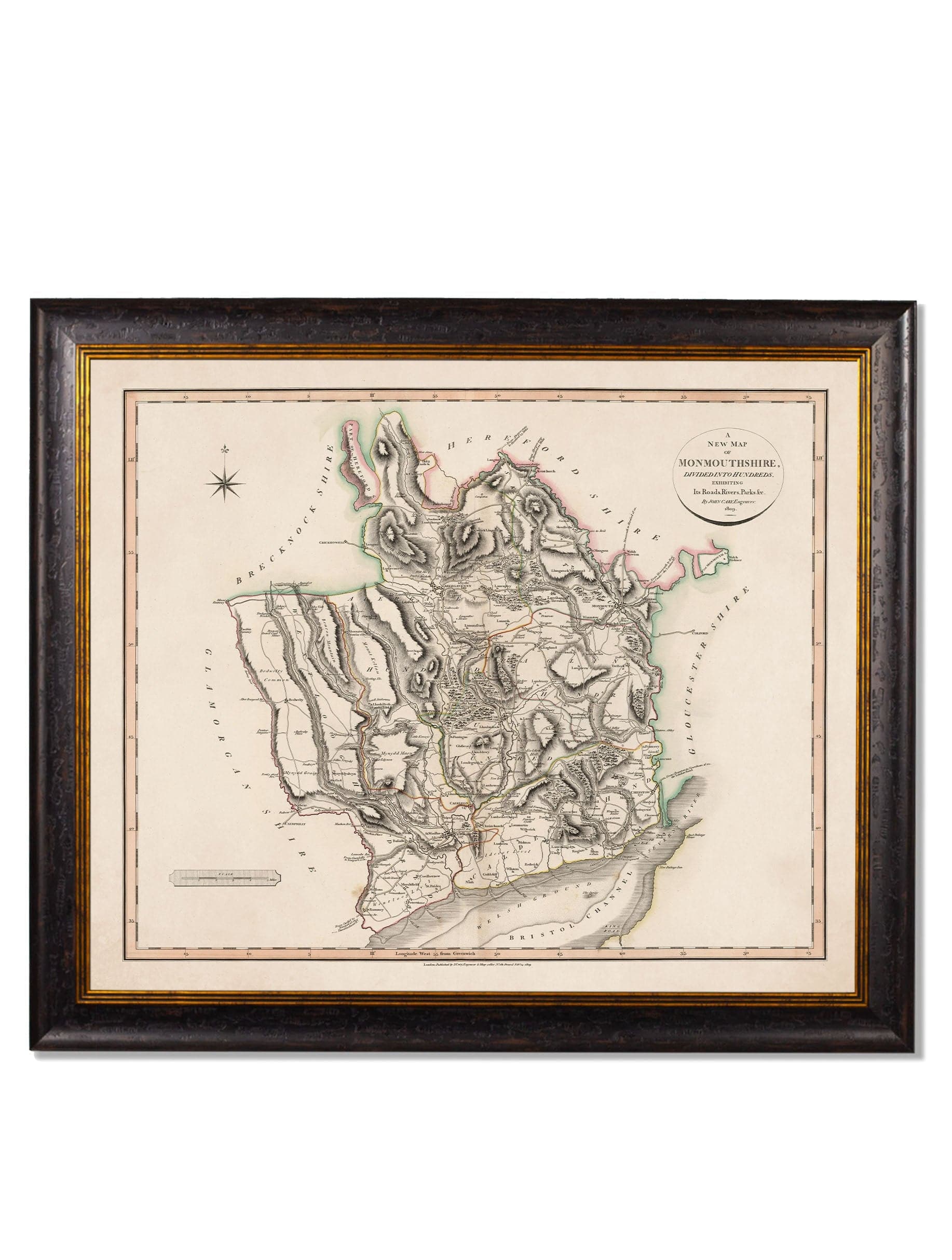 c.1806 County Maps of England - Blythe Living