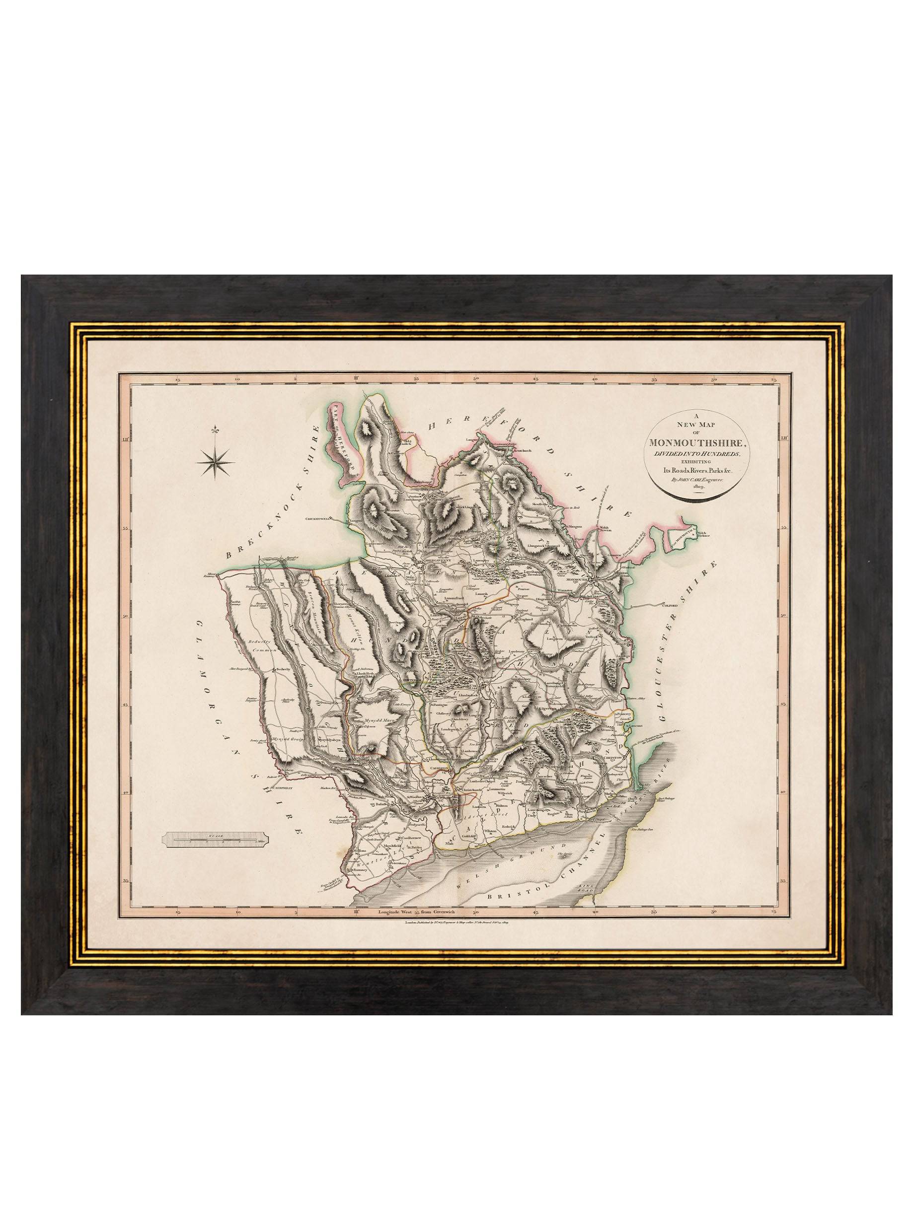 c.1806 County Maps of England - Blythe Living