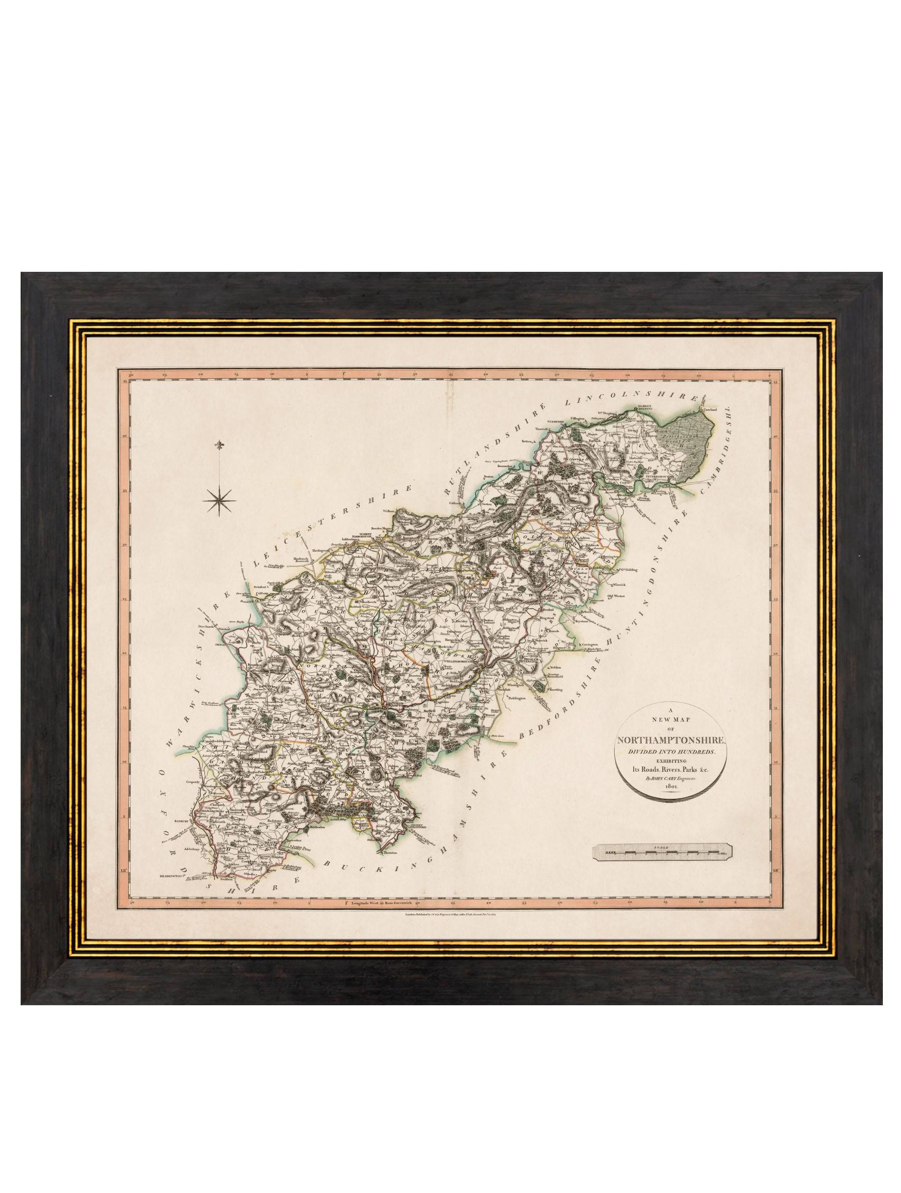 c.1806 County Maps of England - Blythe Living