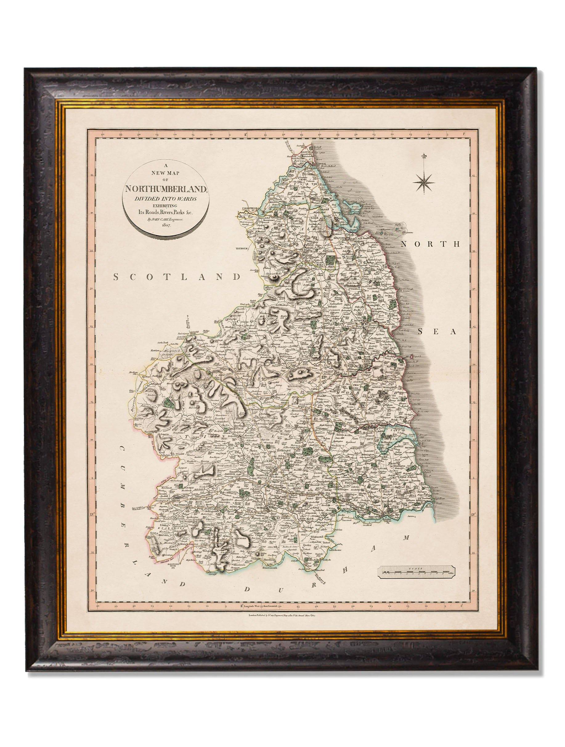 c.1806 County Maps of England - Blythe Living