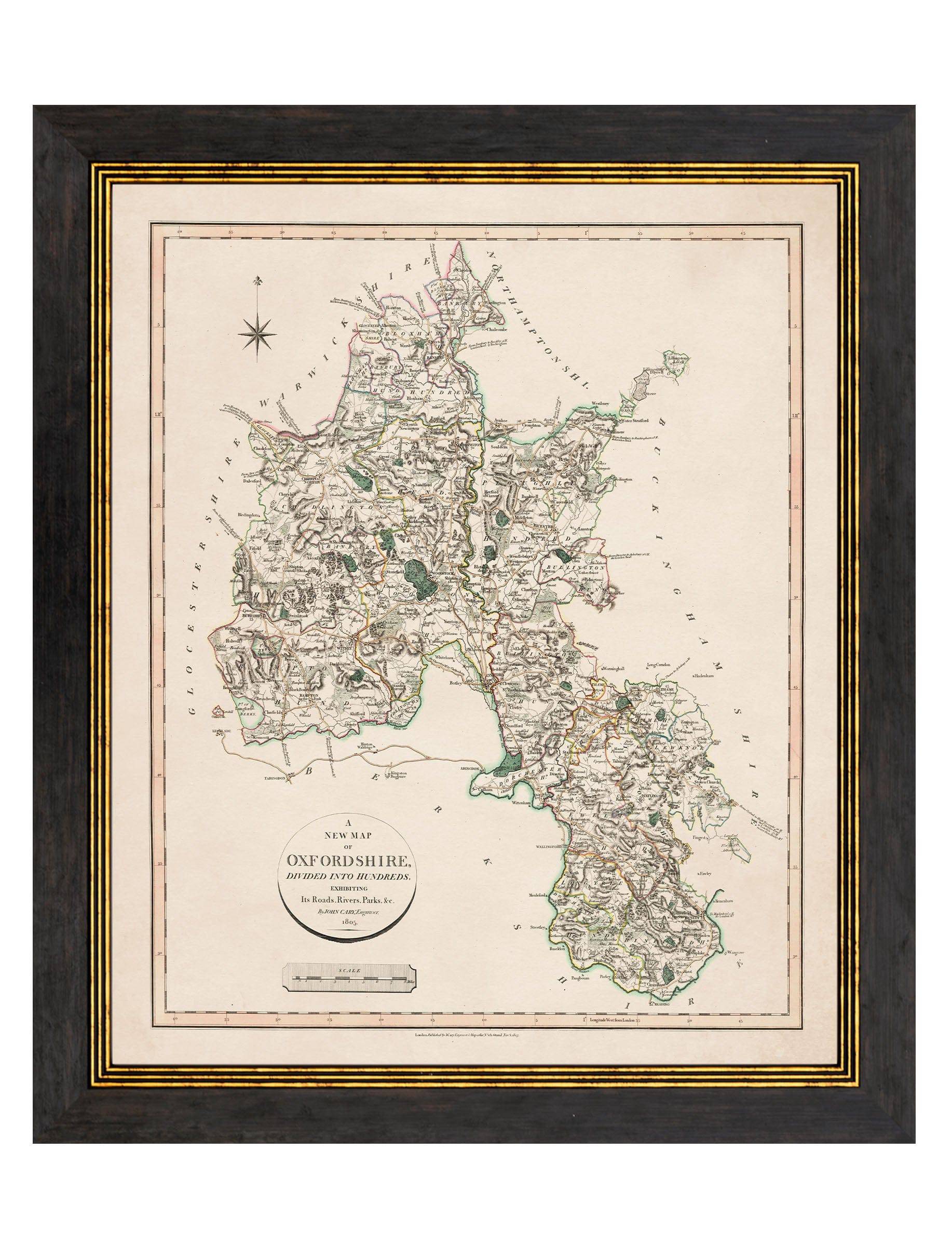 c.1806 County Maps of England - Blythe Living