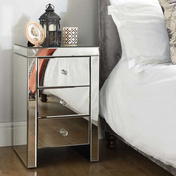 Seville 3 Drawer Bedside