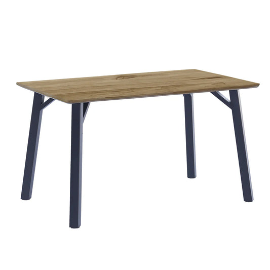 Essentials 1.2m Fixed Top Dining Table Oak effect