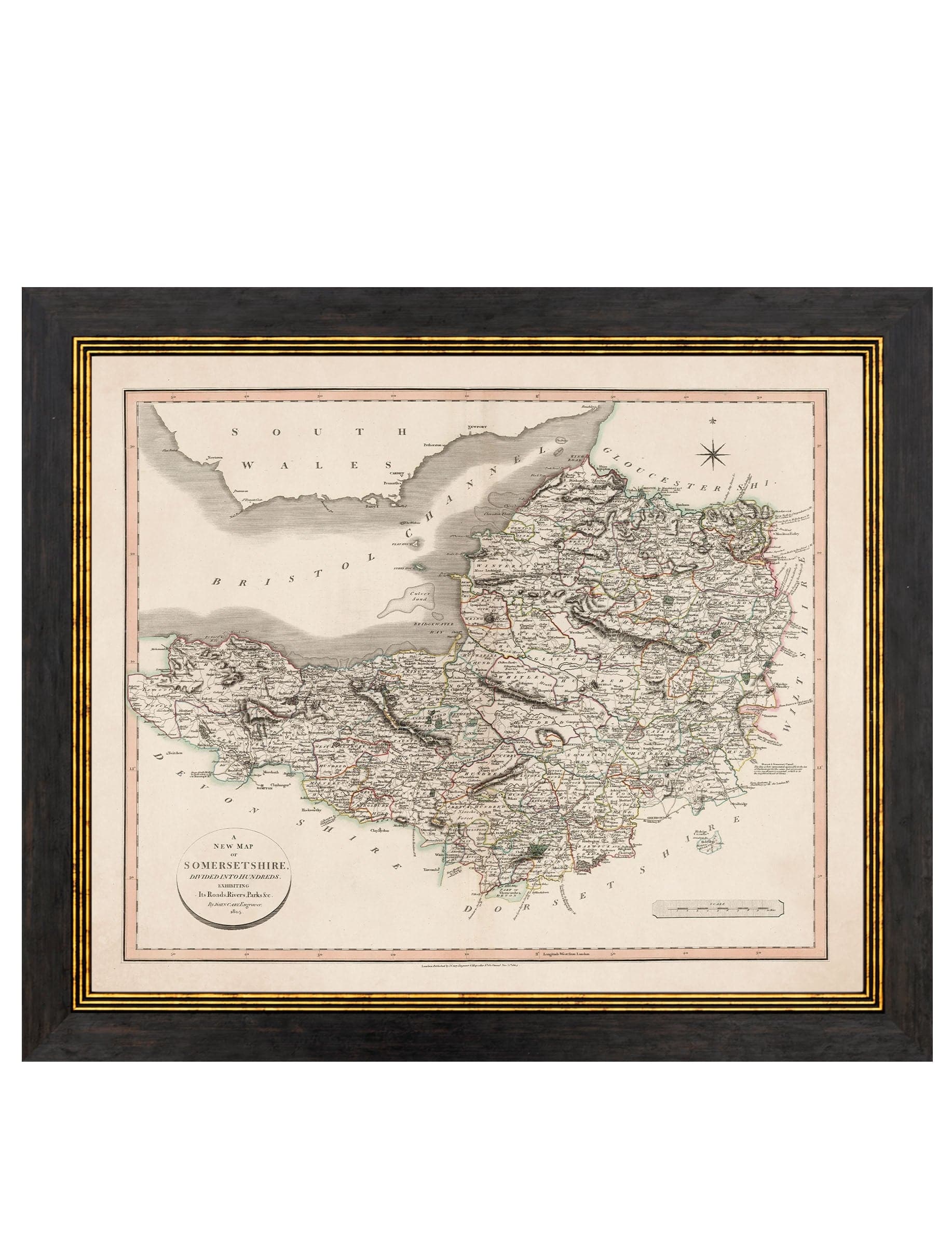 c.1806 County Maps of England - Blythe Living