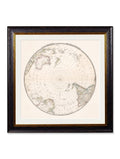 c.1838 World Map Hemispheres - Blythe Living