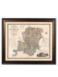 c.1830 County Maps of England - Blythe Living