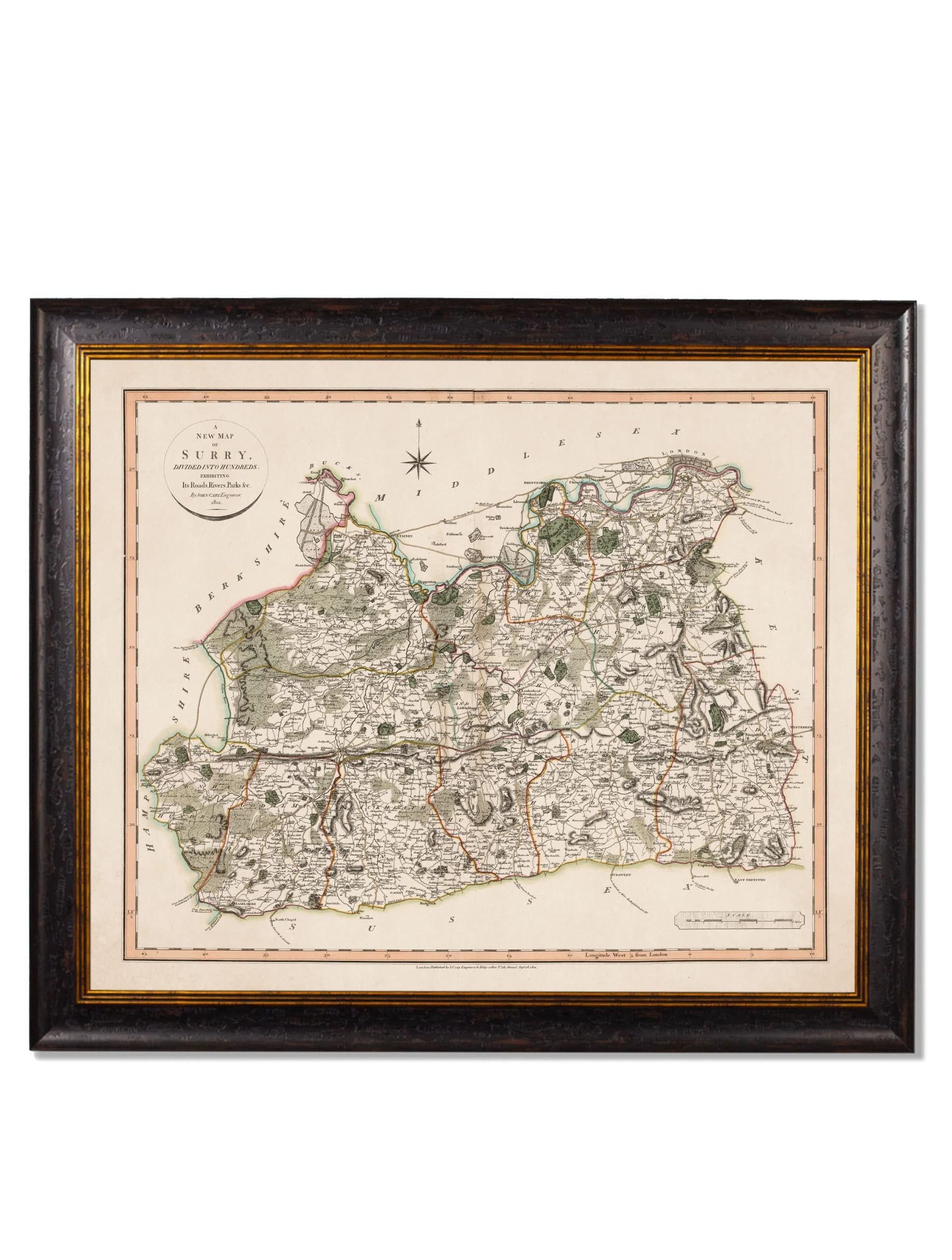 c.1806 County Maps of England - Blythe Living