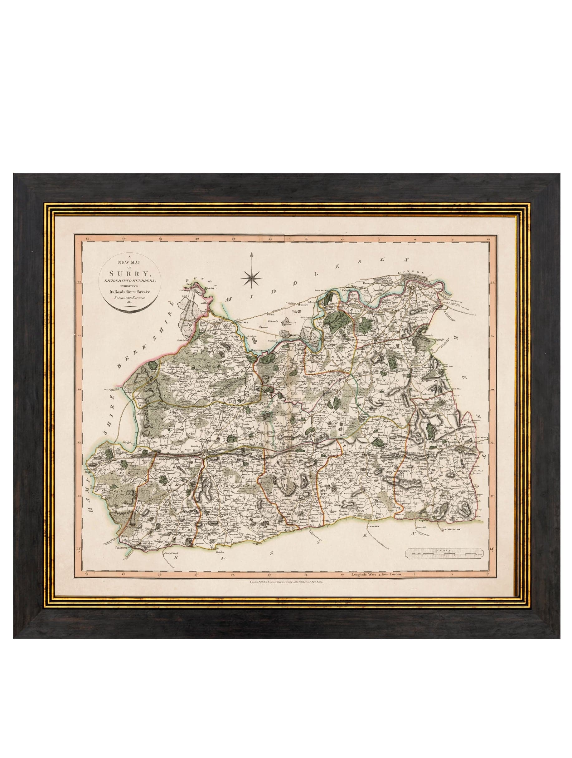 c.1806 County Maps of England - Blythe Living