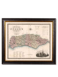 c.1830 County Maps of England - Blythe Living