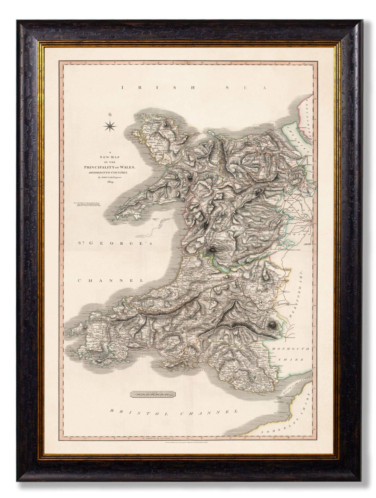 c.1809 Map of Wales - Blythe Living