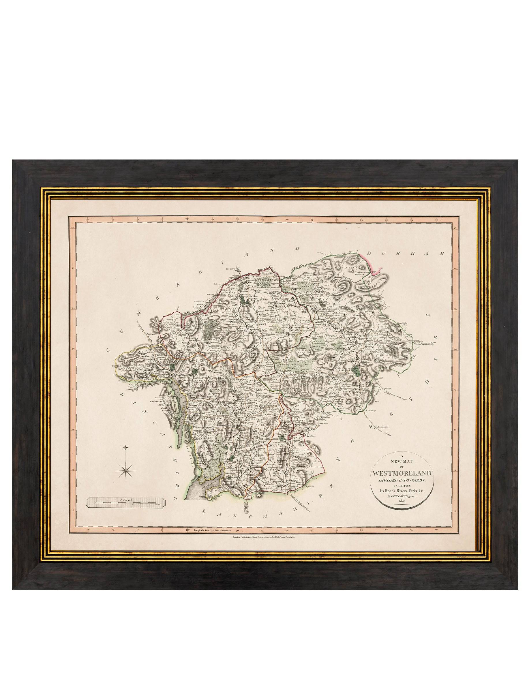 c.1806 County Maps of England - Blythe Living