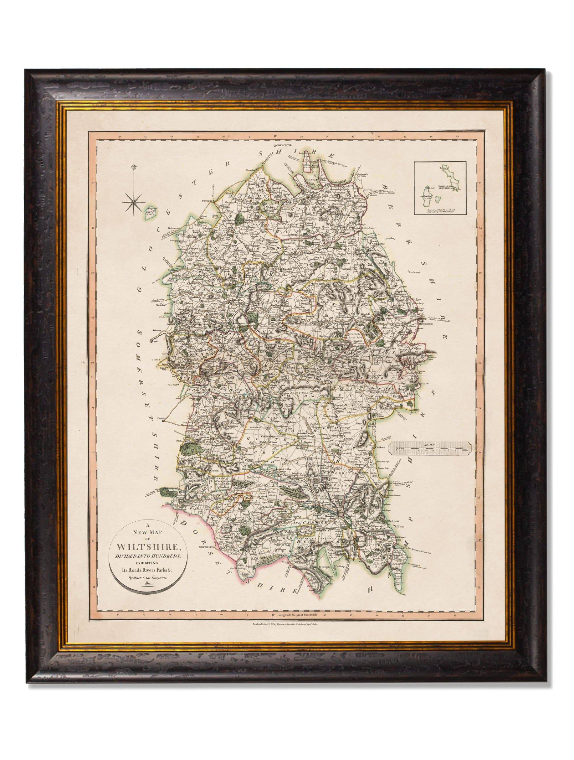 c.1806 County Maps of England - Blythe Living