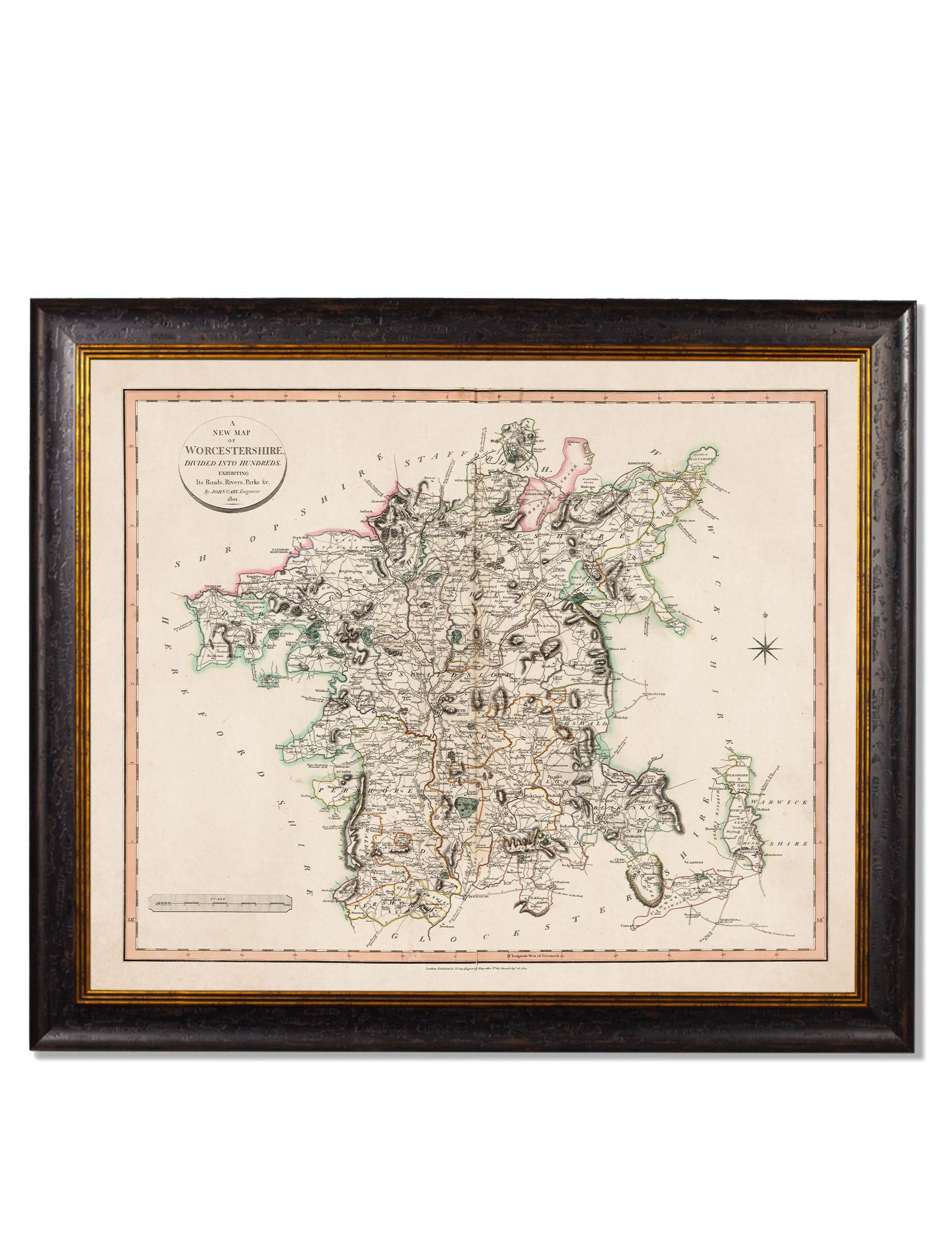 c.1806 County Maps of England - Blythe Living